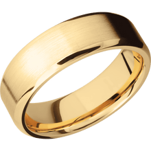 10K Yellow Gold + Satin , Polish Finish