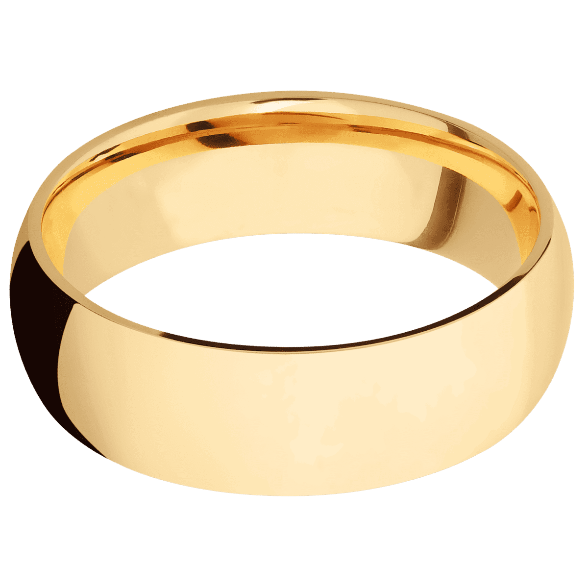 10K Yellow Gold + Polish Finish