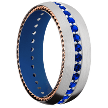 Platinum + Satin Finish + Royal Blue