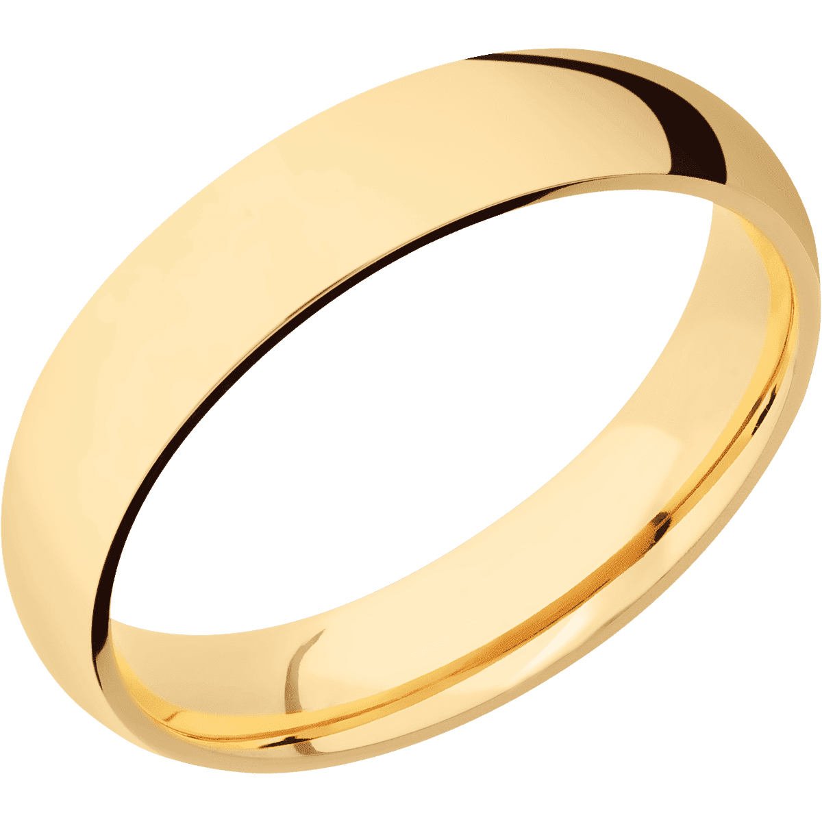 10K Yellow Gold + Polish Finish
