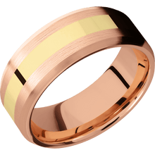 18K Rose Gold + Satin , Satin Finish