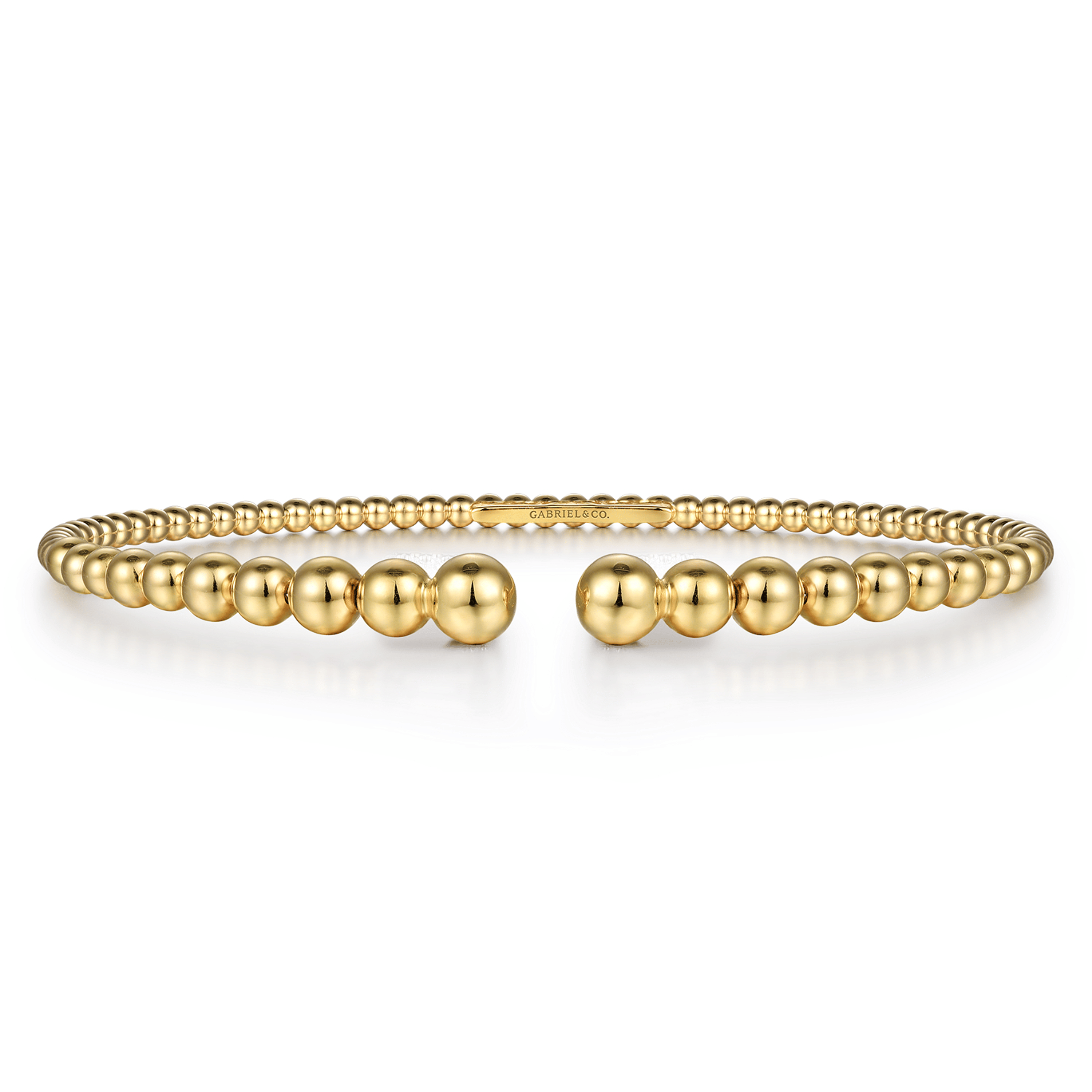 14K Yellow Gold Bujukan Open Bangle