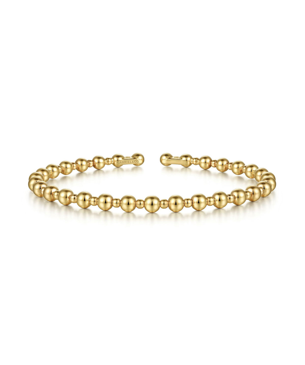 14K Yellow Gold Bujukan Open Bangle