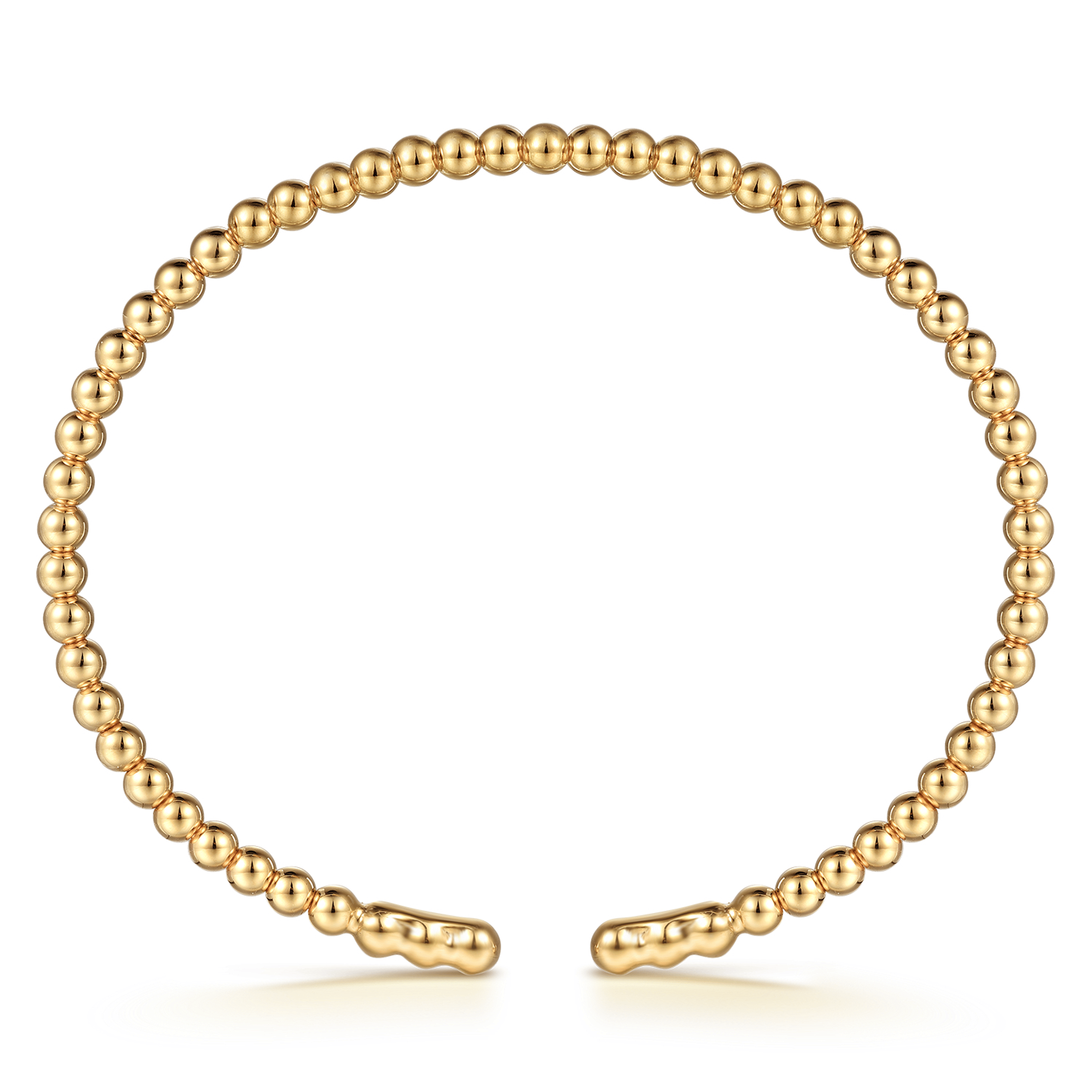 14K Yellow Gold Bujukan Split Bangle Bracelet