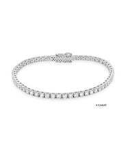 14K White Gold Lab Grown Diamond Tennis Bracelets