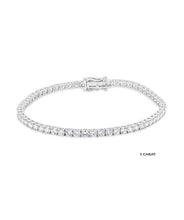 14K White Gold Lab Grown Diamond Tennis Bracelets
