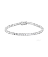 14K White Gold Lab Grown Diamond Tennis Bracelets