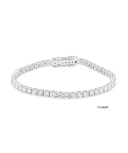 14K White Gold Lab Grown Diamond Tennis Bracelets