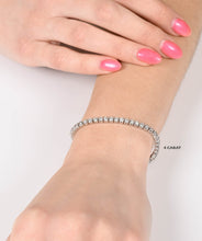 14K White Gold Lab Grown Diamond Tennis Bracelets