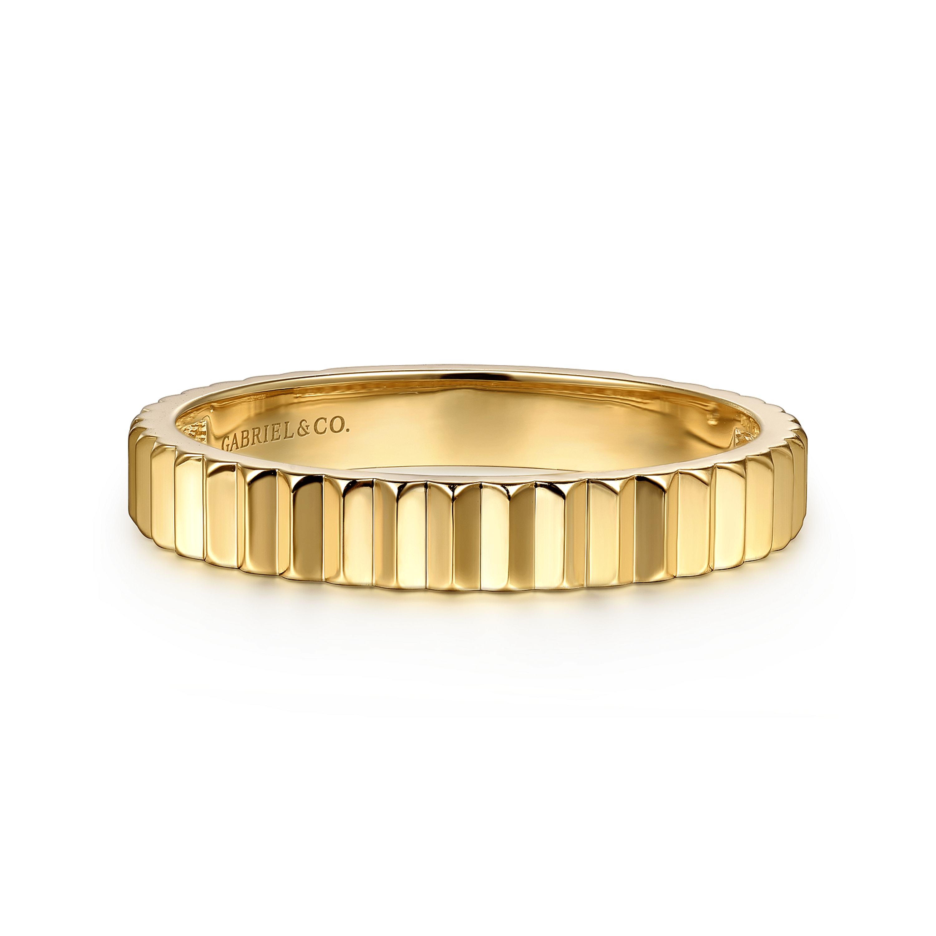 14K Yellow Gold Stackable Ring