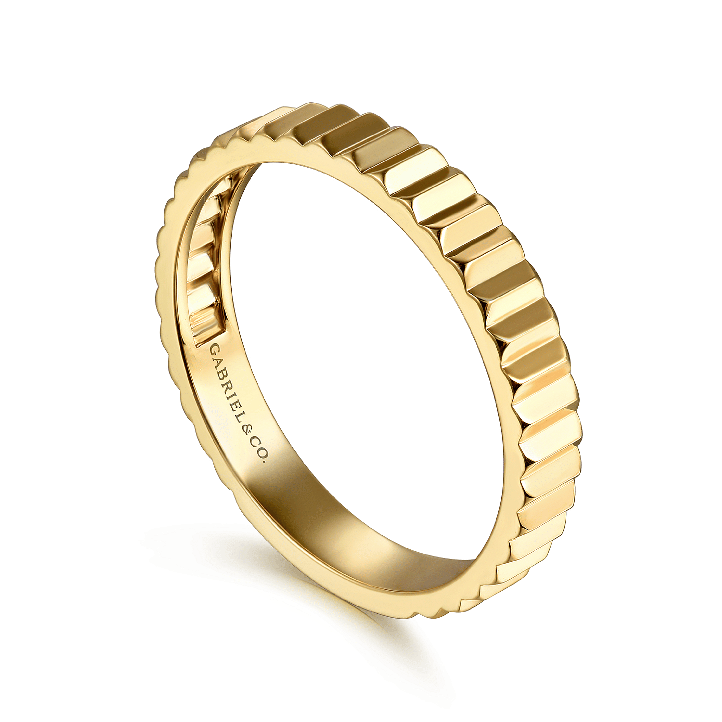 14K Yellow Gold Stackable Ring