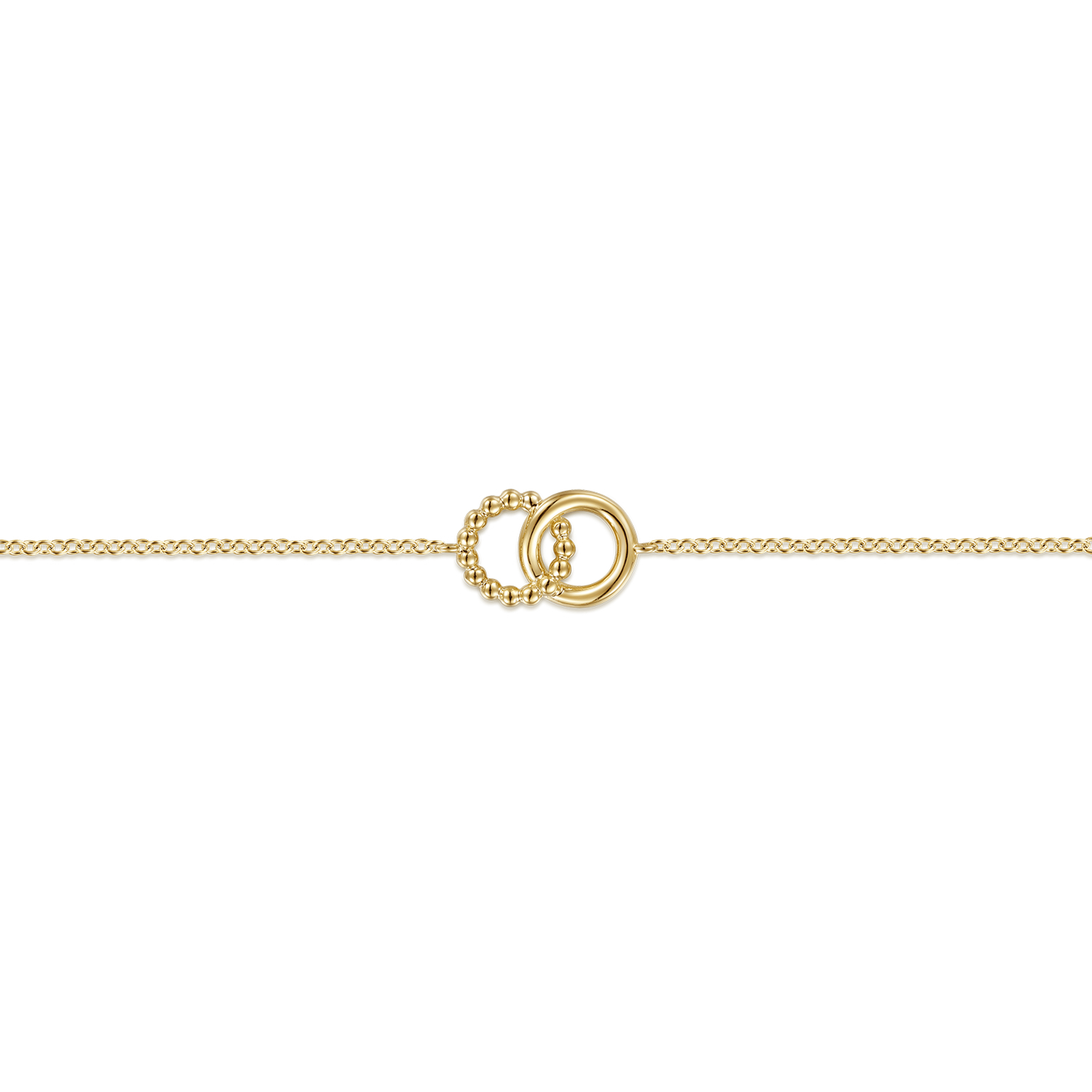 14K Yellow Gold Bujukan Interlocking Bracelet