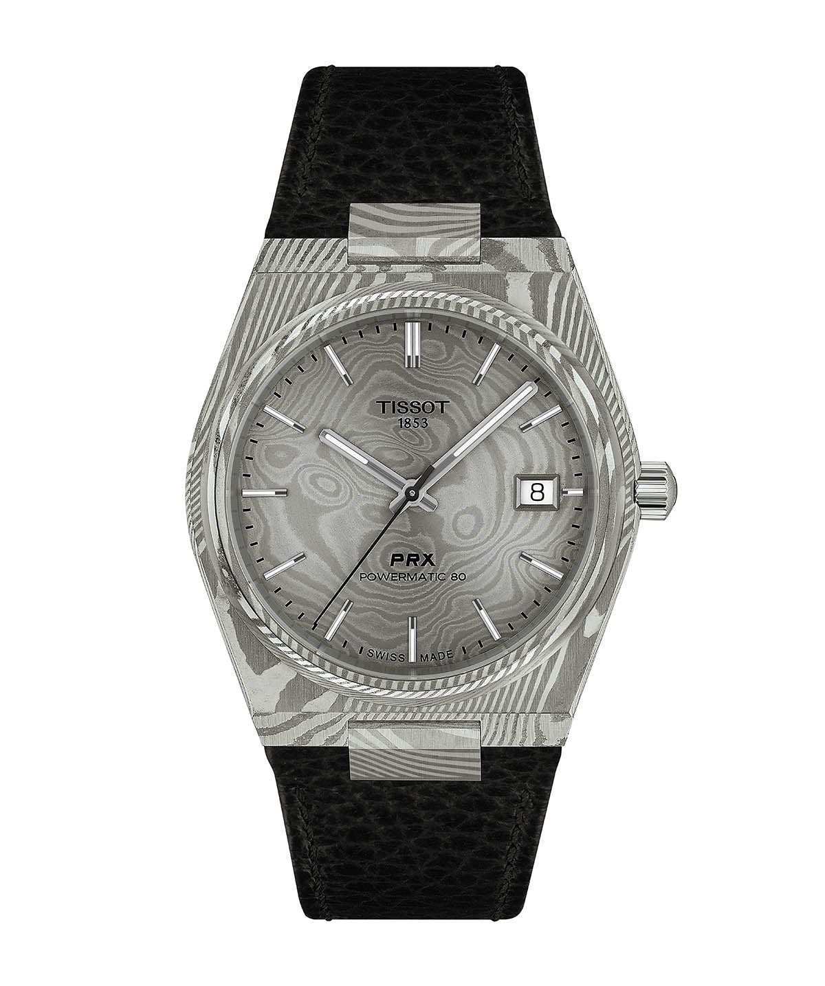 TISSOT PRX DAMASCUS STEEL 38MM