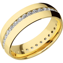 14K Yellow Gold + Polish Finish