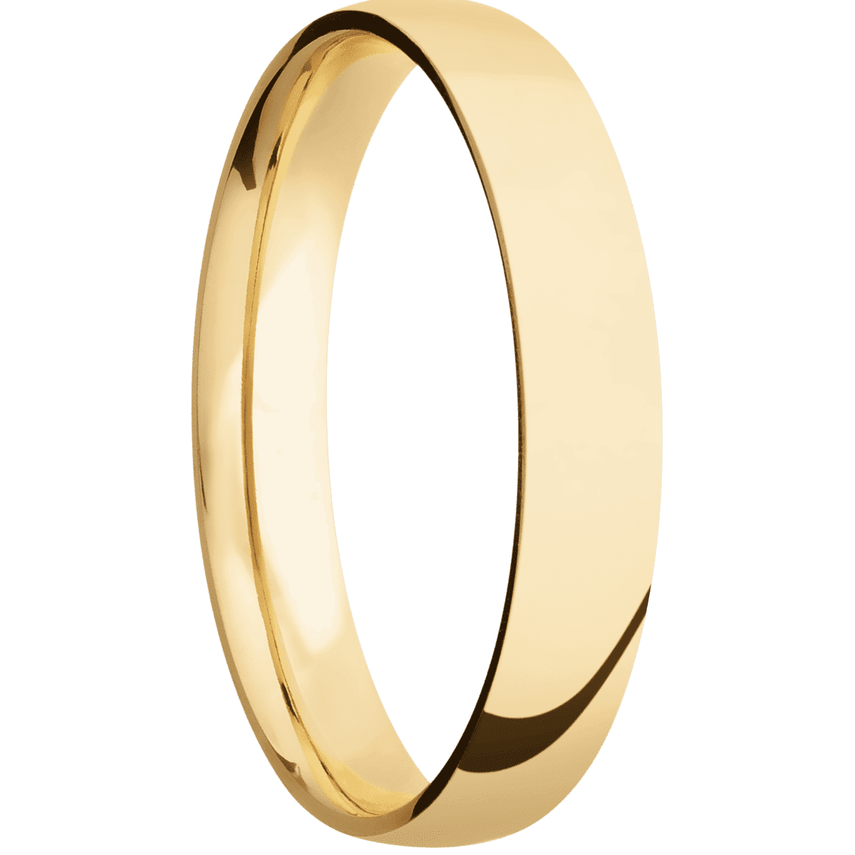 10K Yellow Gold + Polish Finish