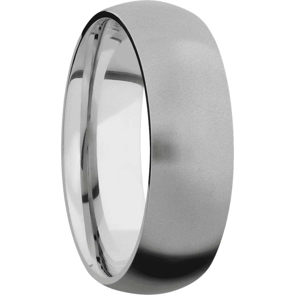14K White Gold + Bead Finish