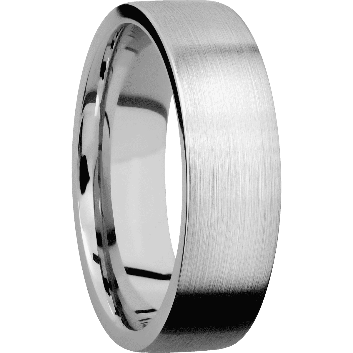 14K White Gold + Satin Finish