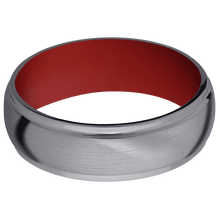 Tantalum + Satin , Polish Finish + USMC Red