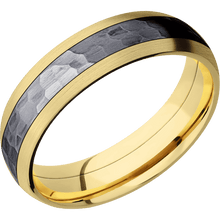 14K Yellow Gold + Satin Finish