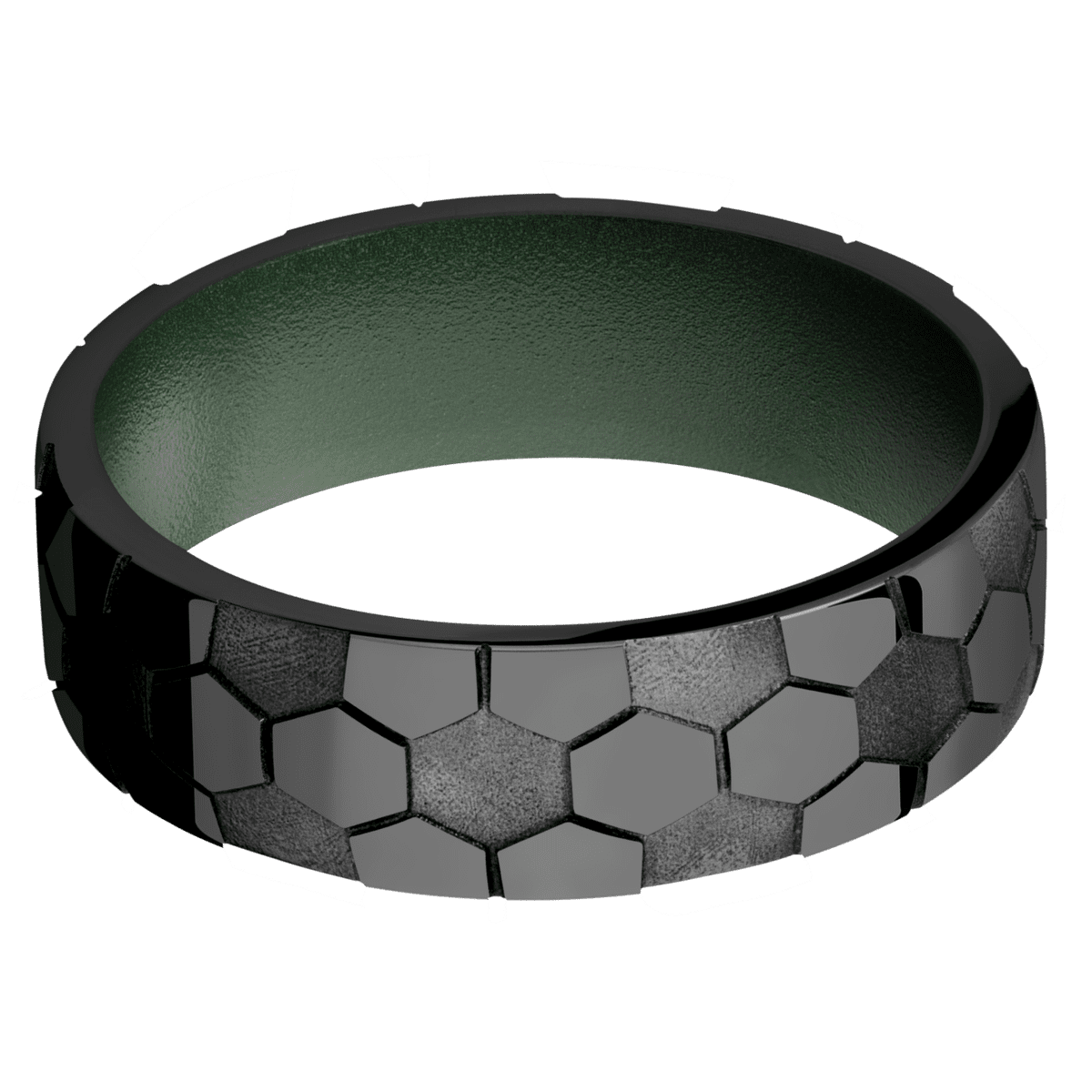 Zirconium + Polish Finish + Highland Green