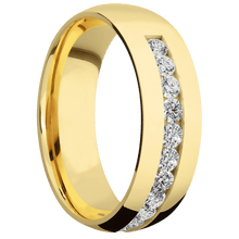 14K Yellow Gold + Polish Finish