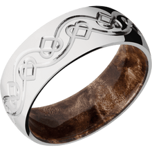 Cobalt Chrome + Polish Finish + Maple Burl