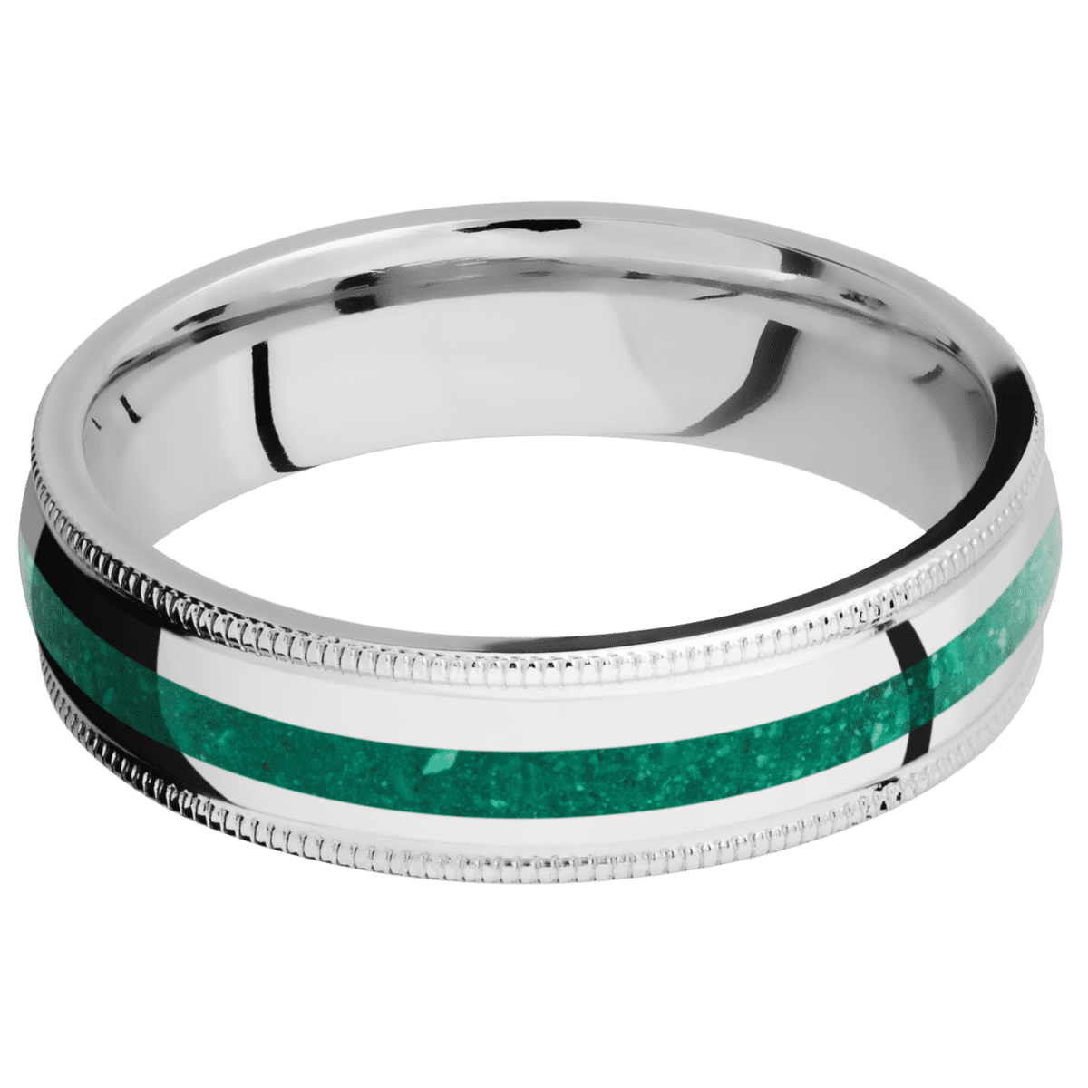 10K White Gold + Polish Finish