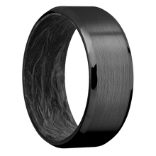 Zirconium + Satin , Polish Finish + Forged Carbon Fiber