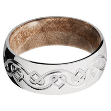 Cobalt Chrome + Polish Finish + Maple Burl