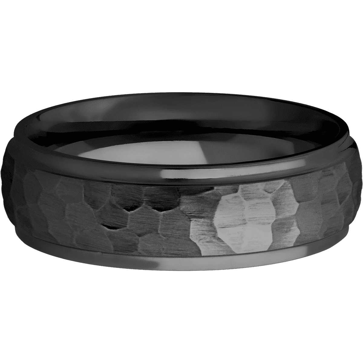 Zirconium + Hammer , Polish Finish