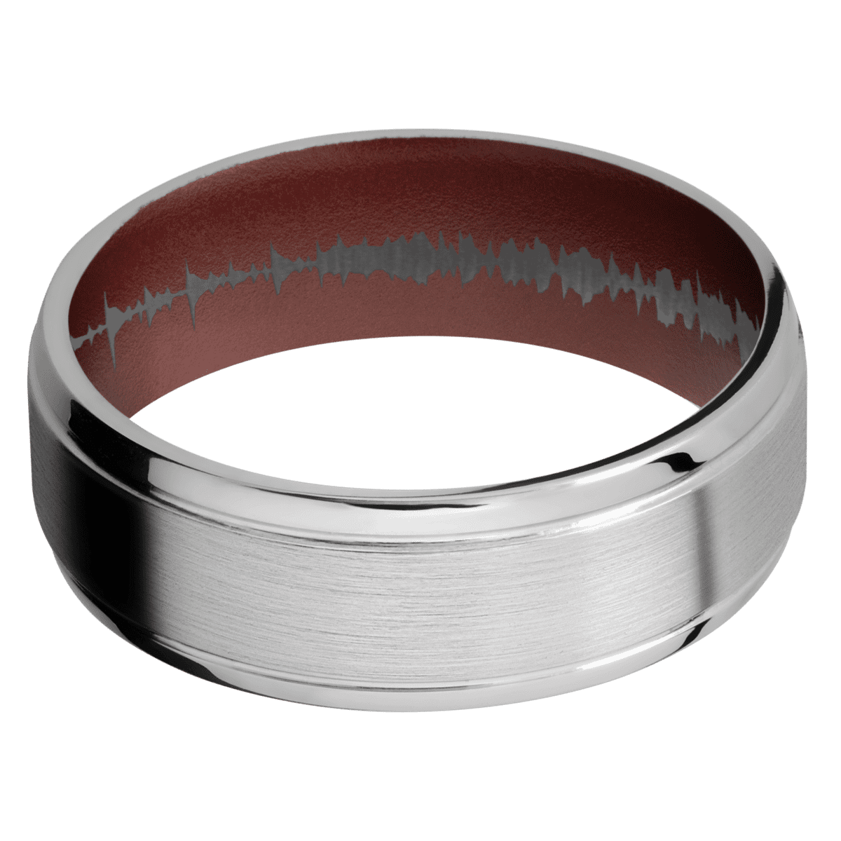 Titanium + Satin , Polish Finish + Crimson