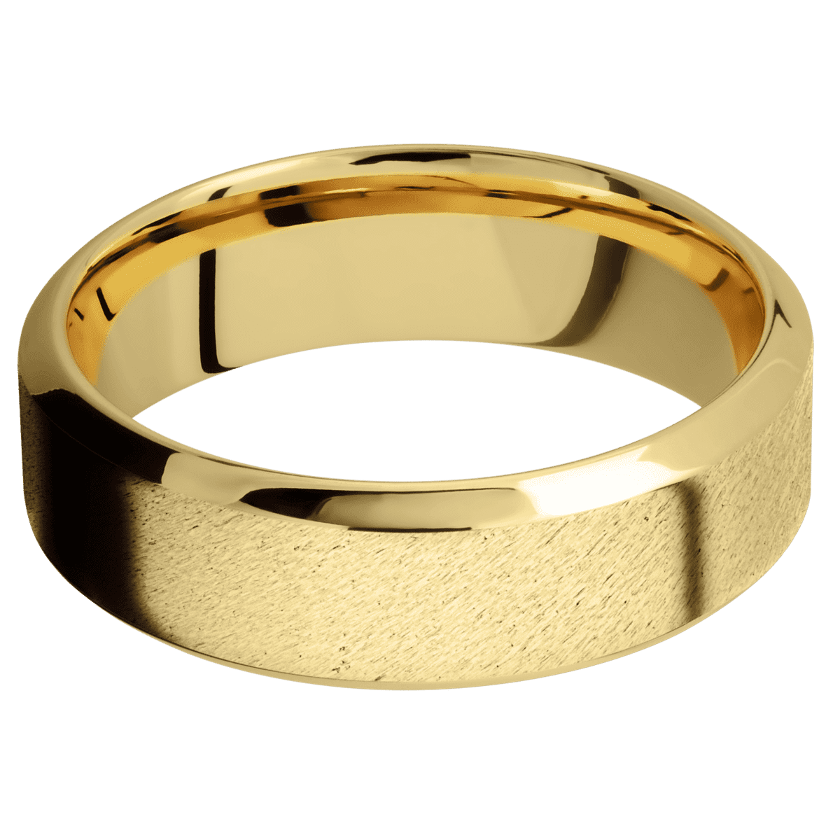 14K Yellow Gold + Anglestone , Polish Finish