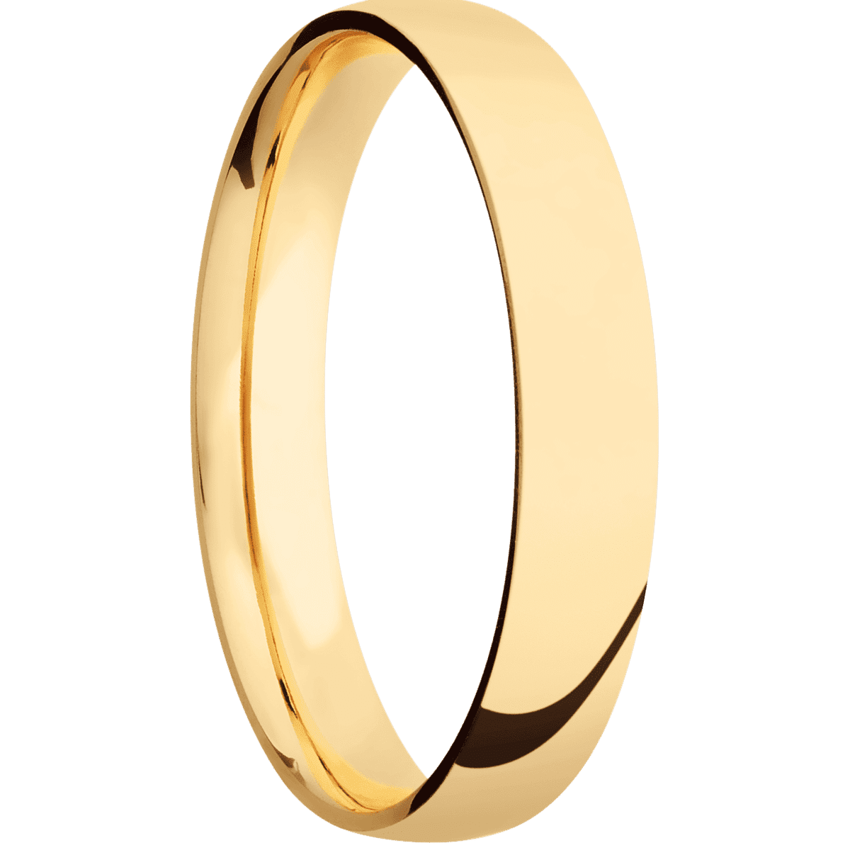 10K Yellow Gold + Polish Finish