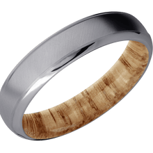 Tantalum + Anglesatin , Polish Finish + Natural Oak