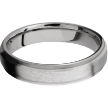 14K White Gold + Stone , Satin Finish