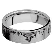 18K White Gold + Sand Finish