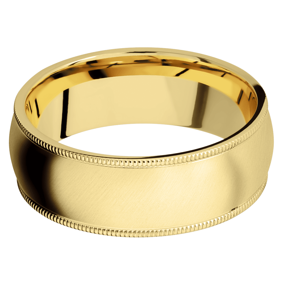 14K Yellow Gold + Anglesatin Finish
