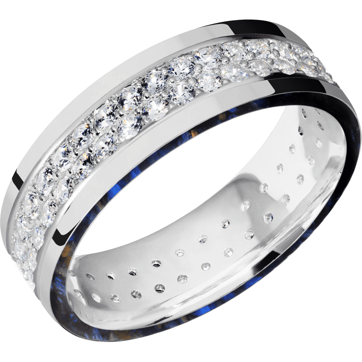 10K White Gold + Polish Finish