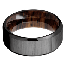 Zirconium + Crosssatinblack , Polish Finish + Cocobolo