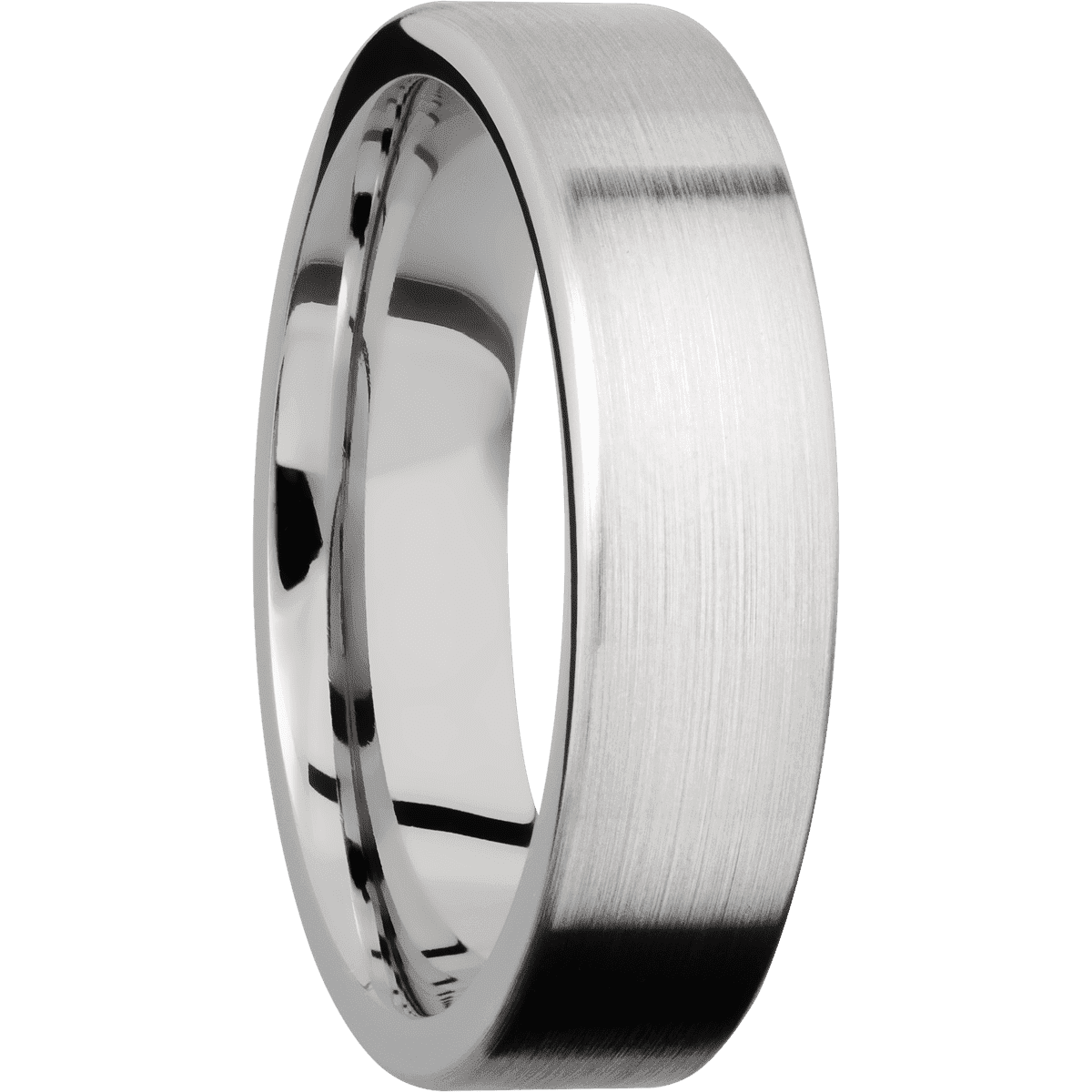 14K White Gold + Satin Finish