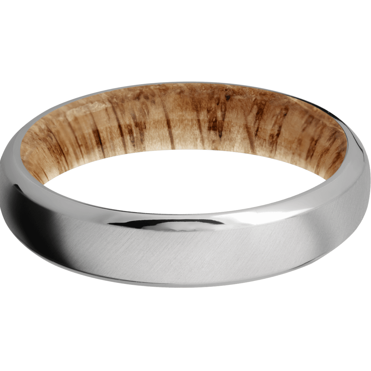 Titanium + Anglesatin , Polish Finish + Natural Oak