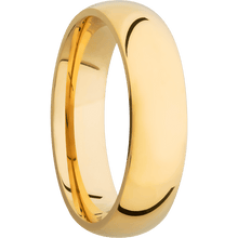 14K Yellow Gold + Polish Finish