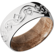 Cobalt Chrome + Polish Finish + Maple Burl