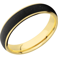 14K Yellow Gold + Satin Finish