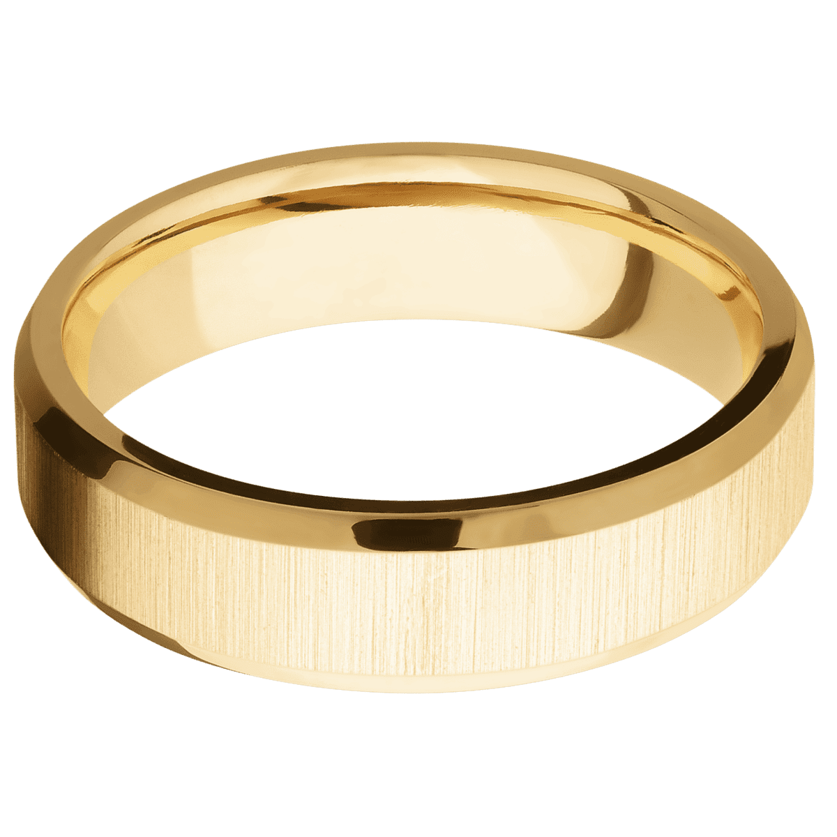 10K Yellow Gold + Crosssatin , Polish Finish