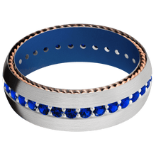 Platinum + Satin Finish + Royal Blue