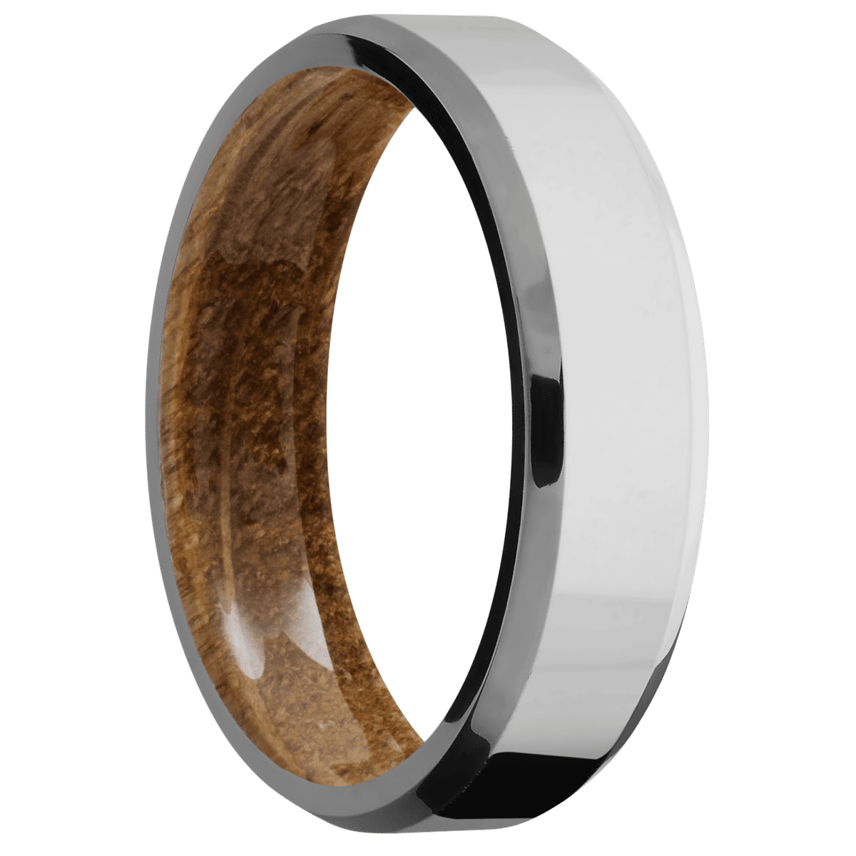 Titanium + Polish , Polish Finish + Whiskey Barrel