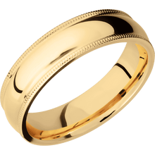 14K Yellow Gold + Polish Finish