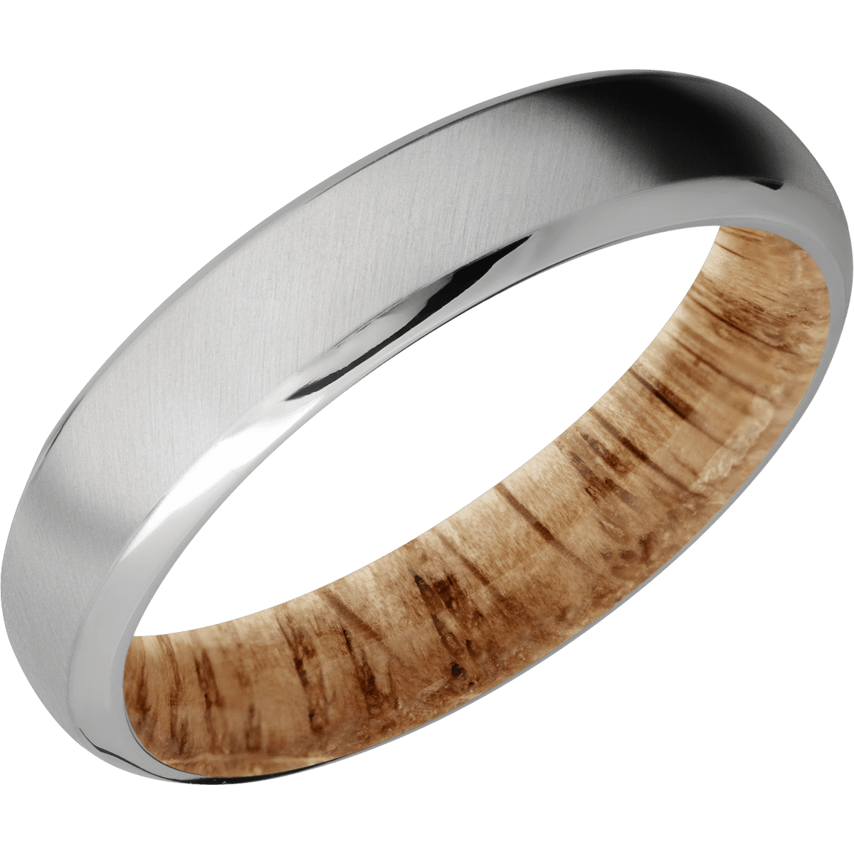 Titanium + Anglesatin , Polish Finish + Natural Oak