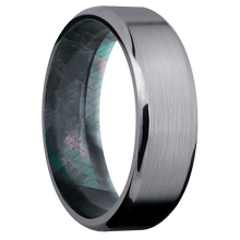 Tantalum + Satin , Polish Finish + Black Mother of Pearl